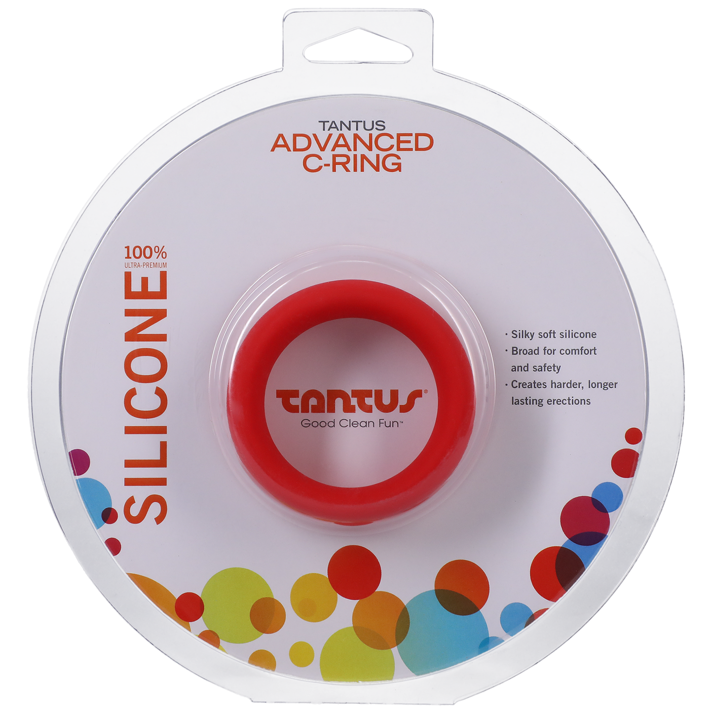 Cock Ring Advanced 1 3/4 inches Red