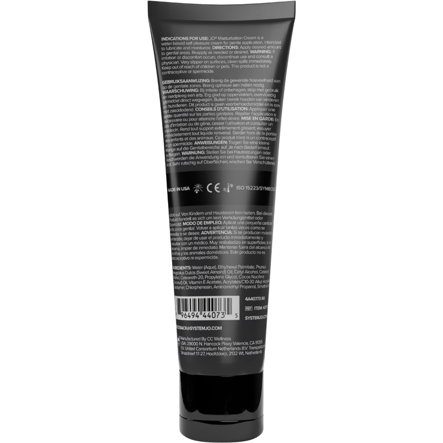 Masturbation Cream - 4 oz / 120 mL