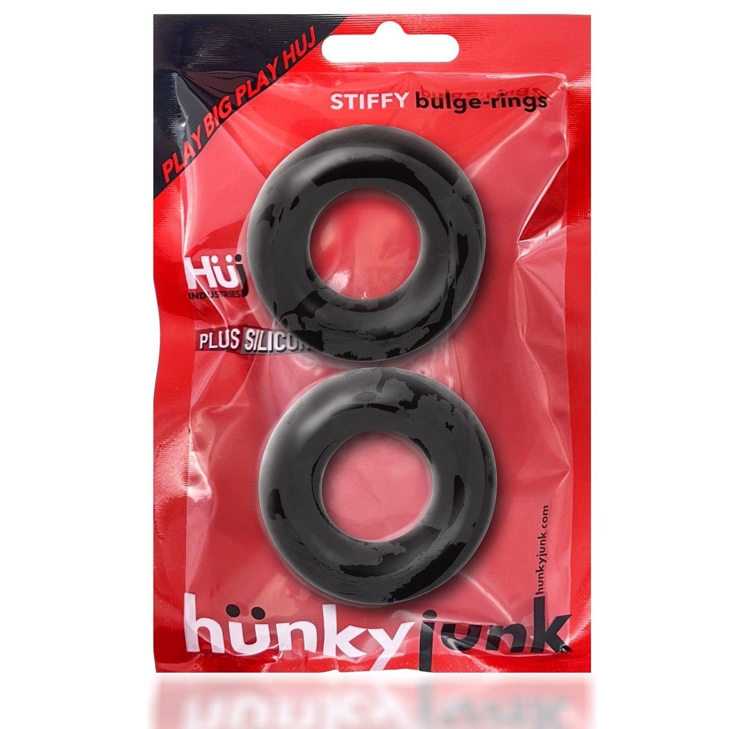 STIFFY 2-pack bulge cockrings - TAR ICE