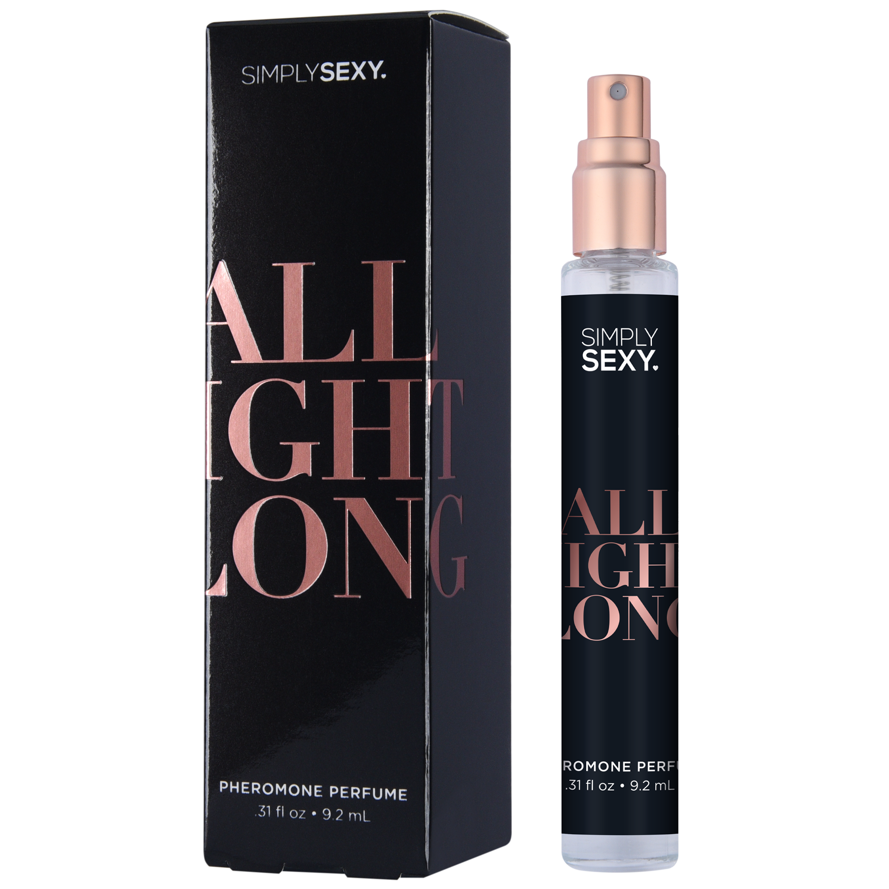SIMPLY SEXY PHEROMONE PERFUME SPRAY - ALL NIGHT LONG - 0.31 floz | 9.2mL