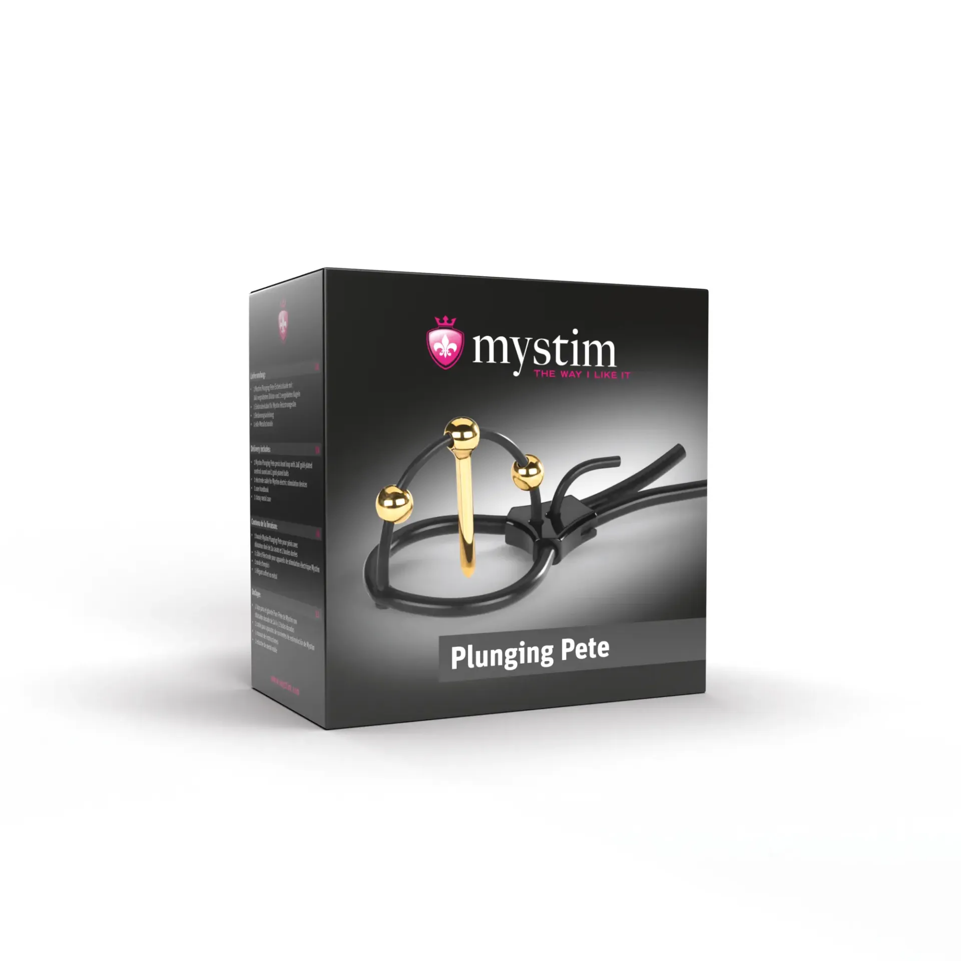 Mystim Plunging Pete - Corona Strap with Urethral Sound