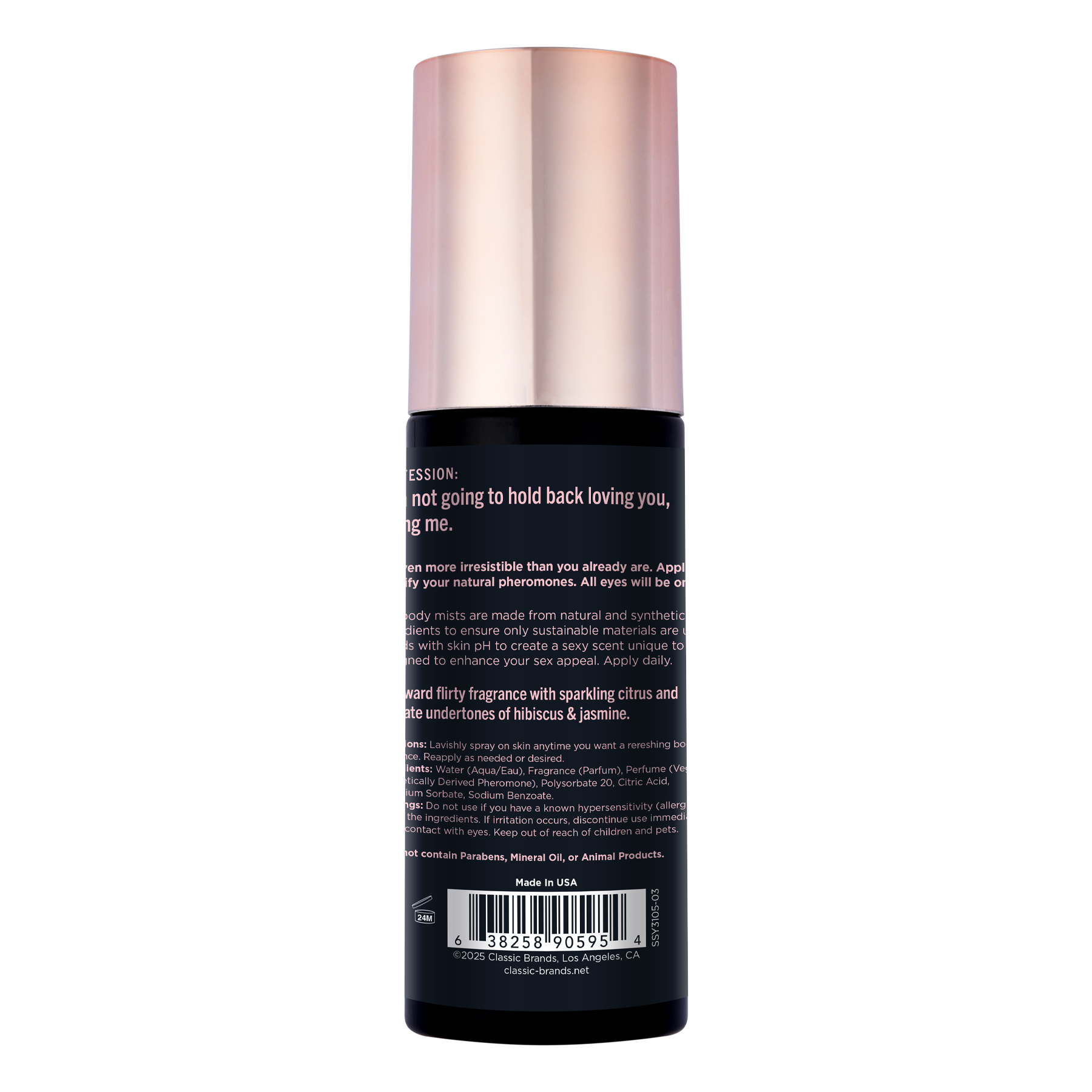 SIMPLY SEXY PHEROMONE BODY MIST - LET'S GET IT ON - 3.35 floz | 99mL