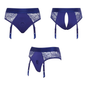 HARNESS LINGERIE DIVA - XL - NIGHT BLUE