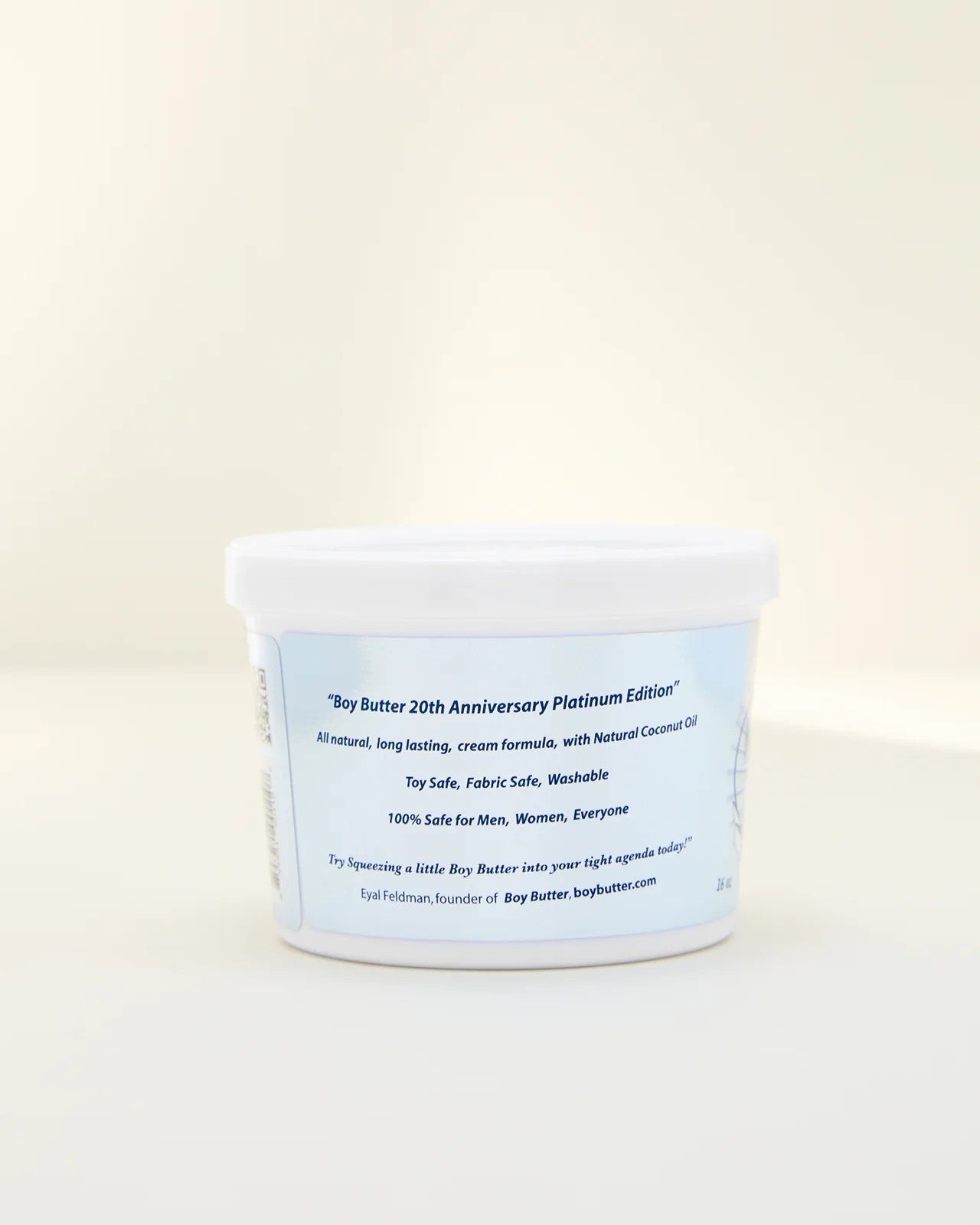 Boy Butter 20th Anniversary Edition - Platinum Label - 16 oz / Tub