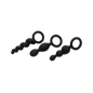 Booty Call (set of 3) (Black) - black