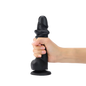 SLIDING SKIN REALISTIC DILDO BLACK L