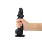SLIDING SKIN REALISTIC DILDO BLACK XXL