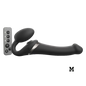 MULTI ORGASM BENDABLE STRAP-ON - M - BLACK