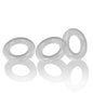 WILLY RINGS, 3-pack cockrings - CLEAR